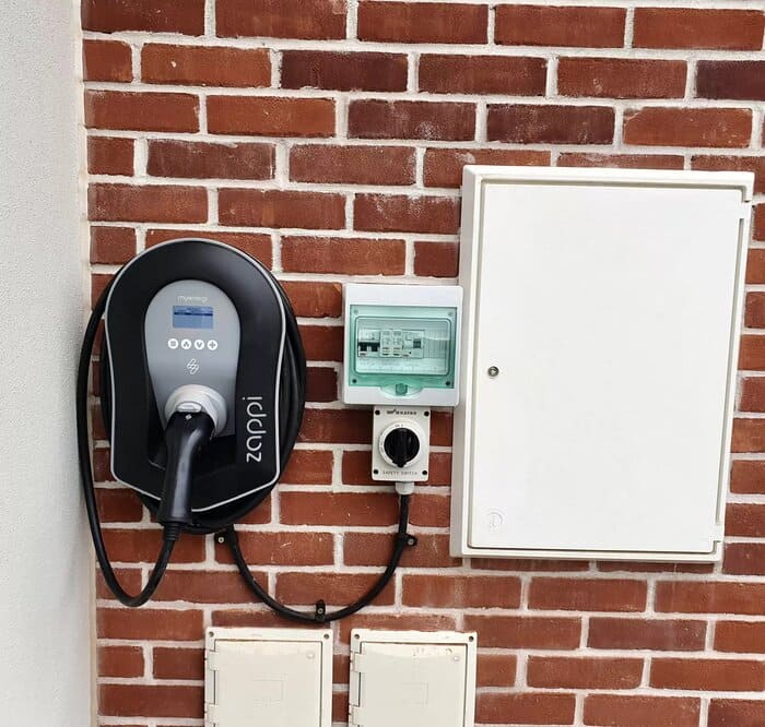 protech car charger station installed